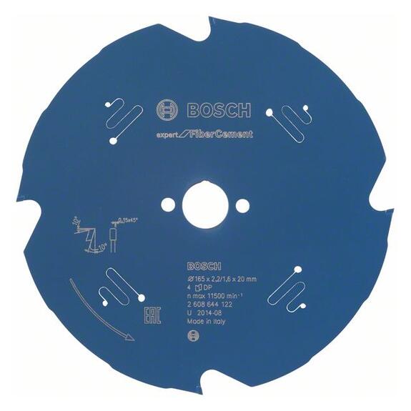 Bosch Pílový kotúč Expert for Fiber Cement 165 x 20 x 2,2mm Z4