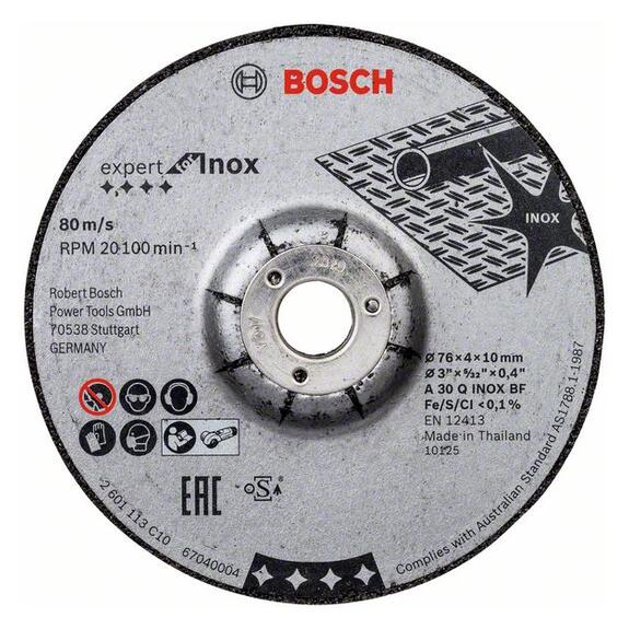 Bosch Brúsny kotuč Expert for Ino x 76 x 10 x 4mm (2ks)